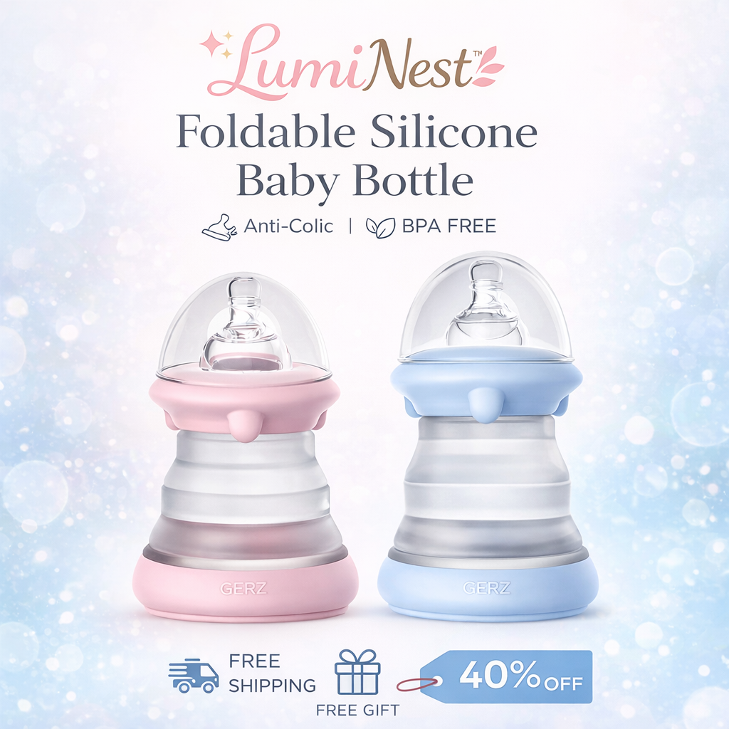 Luminest Foldable Silicone Baby Bottle
