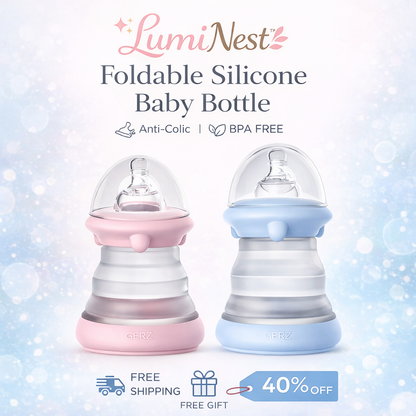 Luminest Foldable Silicone Baby Bottle