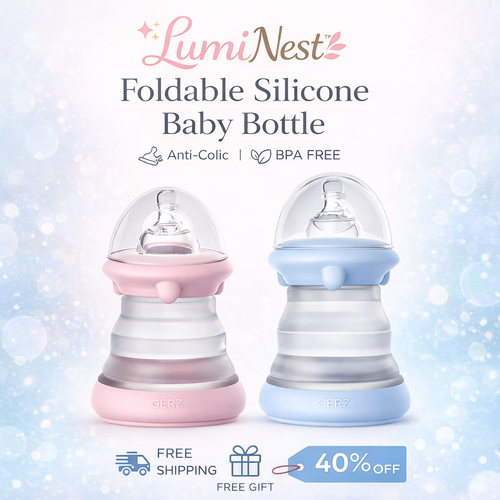 Luminest Foldable Silicone Baby Bottle