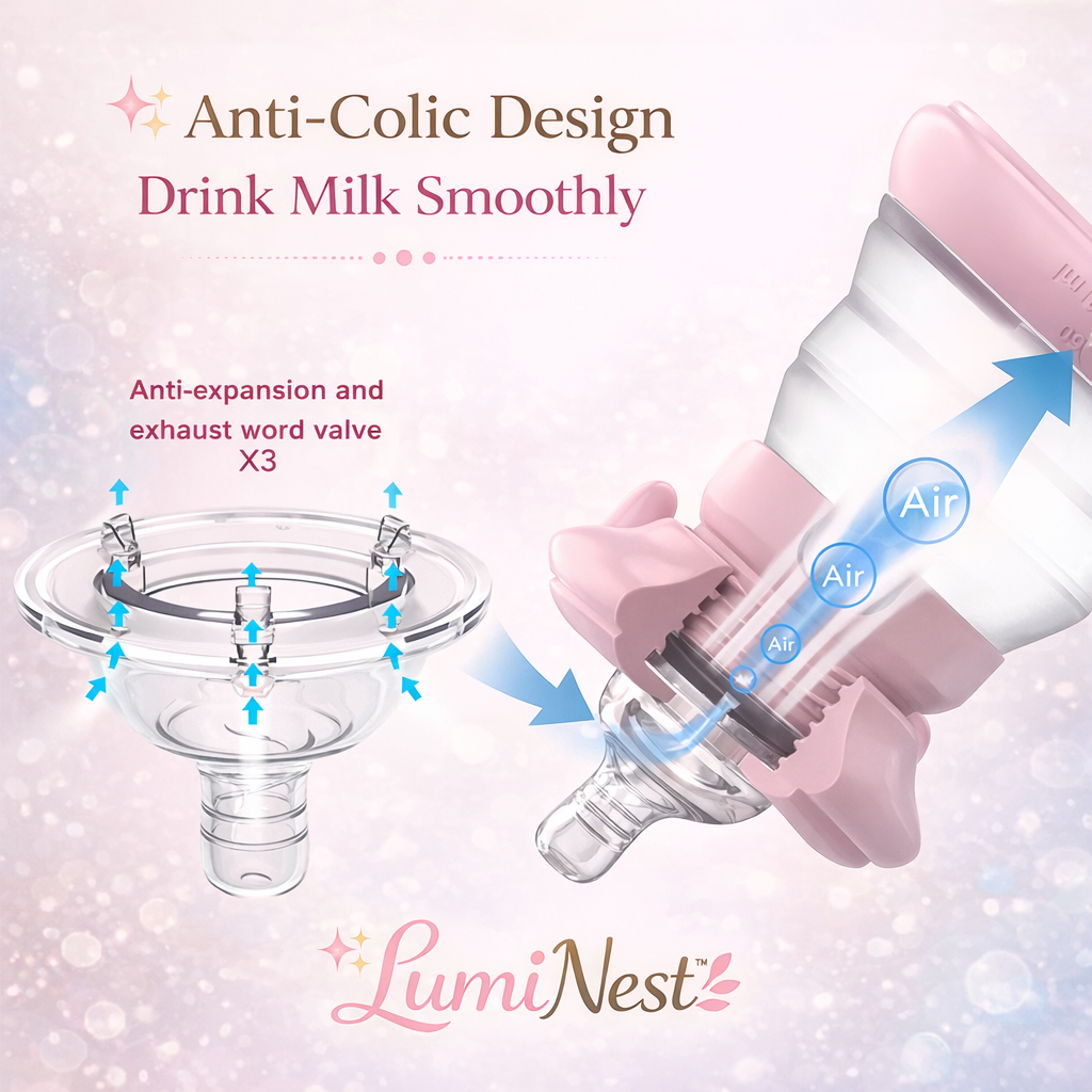 Luminest Foldable Silicone Baby Bottle