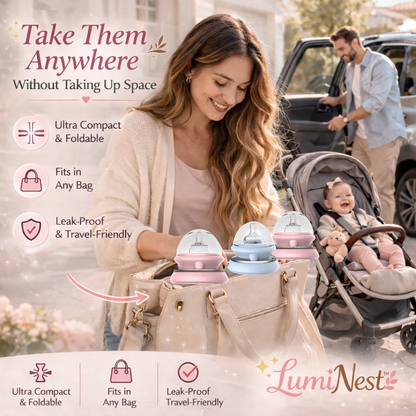 Luminest Foldable Silicone Baby Bottle